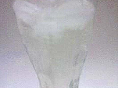 炭酸水+焼酎+レモン　簡単レモンサワー(酒）
